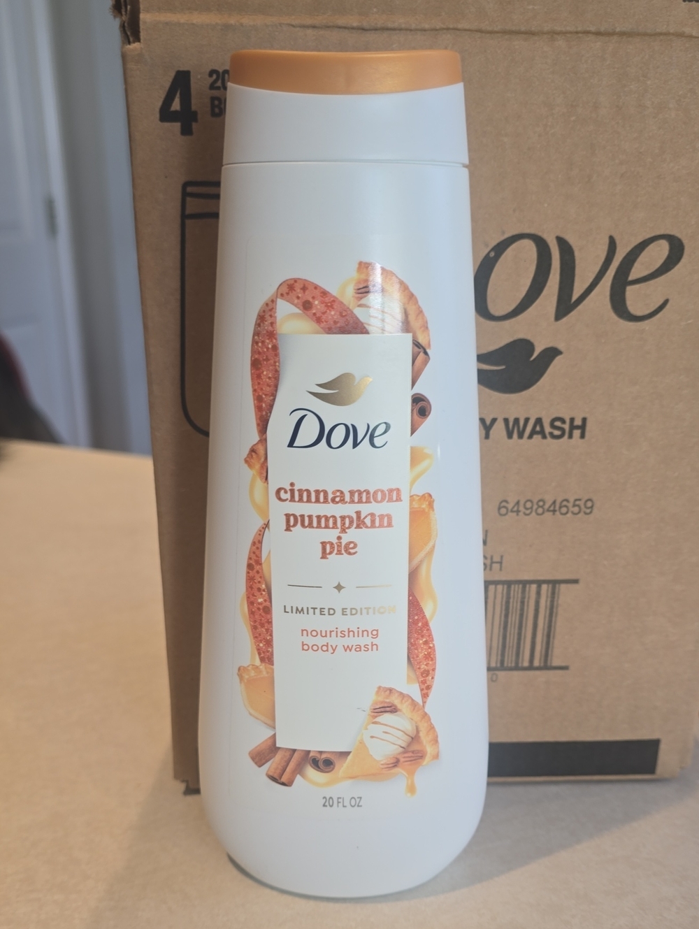 BIN Dove Cinnamon Pumpkin Pie Nourishing Body Was 20 Fl Oz
